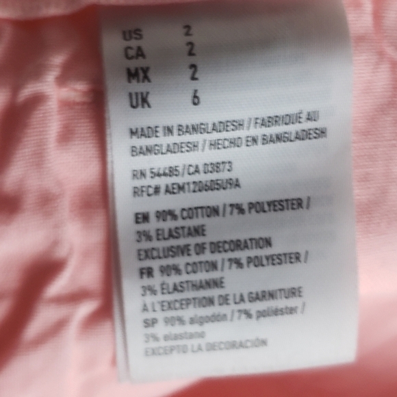 NEW! AMERICAN EAGLE High Rise Shortie Shorts 2. - Picture 6 of 6